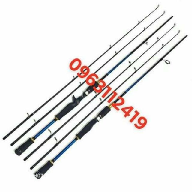 Cần câu lure 2 ngọn shimano máy đứng máy ngang dài 1m8 hàng đẹp giá rẻ