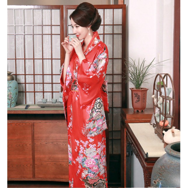 Kimono yukata hoa nữ hè thu, hàng về sau 10 ngày. S20