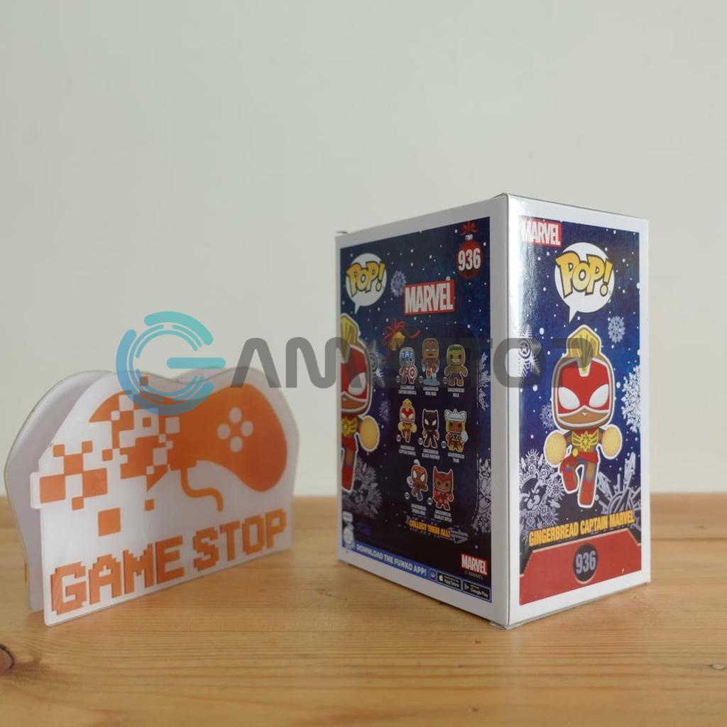 Mô hình Marvel Captain Marvel 10cm 936 Gingerbread Funko Pop Mô hình tĩnh Nhựa PVC CHÍNH HÃNG MỸ MVFKP05