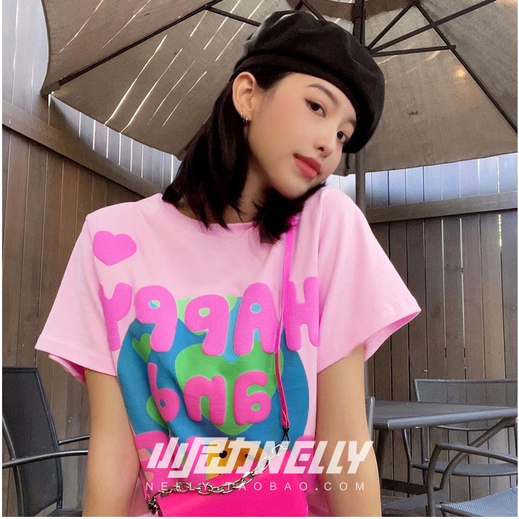 Áo phông Nelly Heybig ngắn tay - Happy