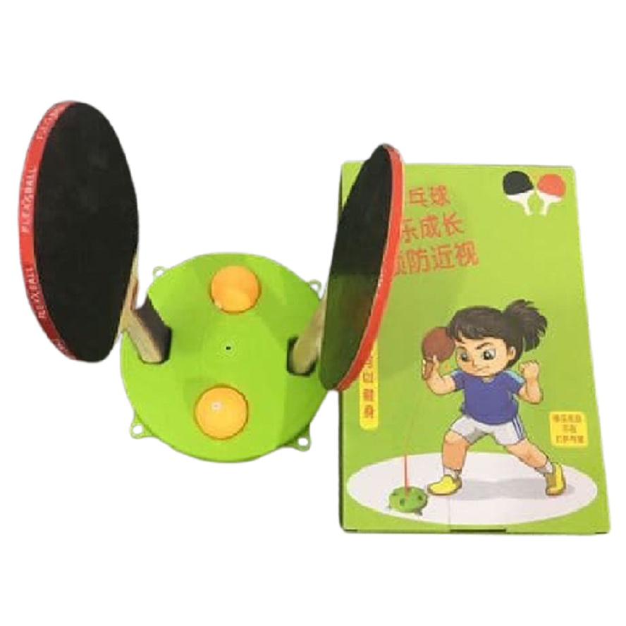 Đồ chơi thể thao - Đồ Chơi bóng bàn luyện phản xạ cho bé (tay vợt gỗ) MMS 101729