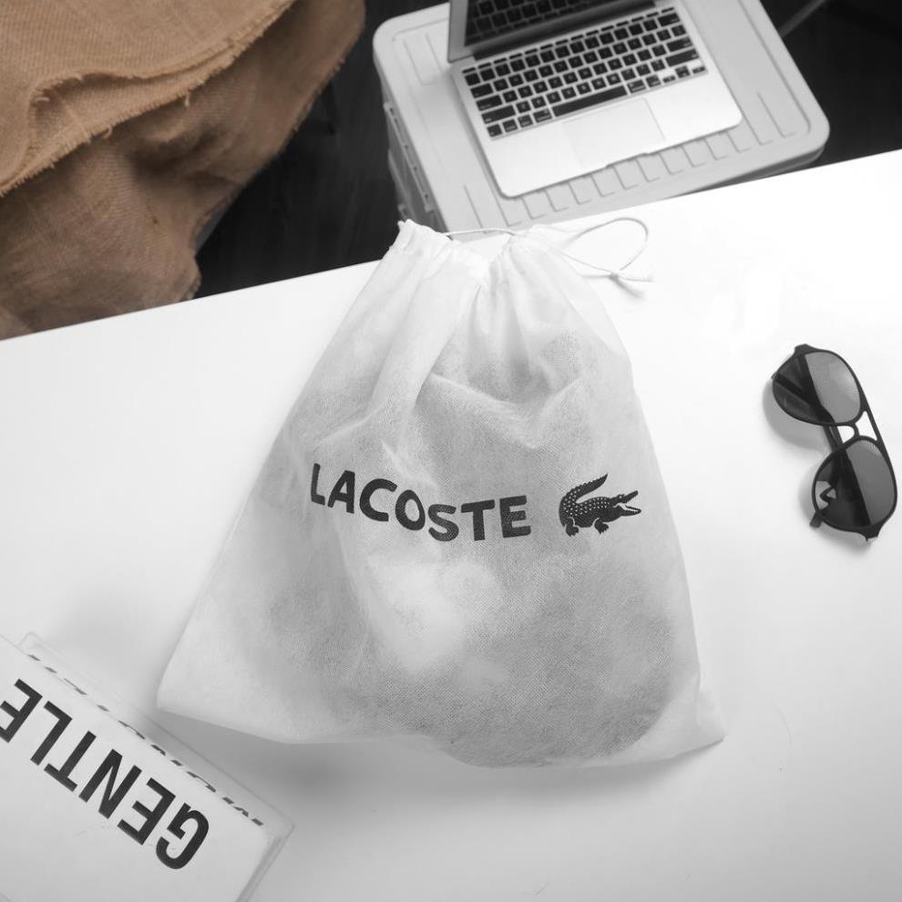 Túi đeo chéo LACOSTE ITALY NEW 2022  Chất liệu vải 100% da si mờ simily cứng cáp nam tính