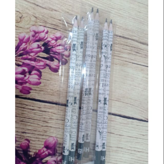 Bút chì chuốt HB, 2 cây/túi