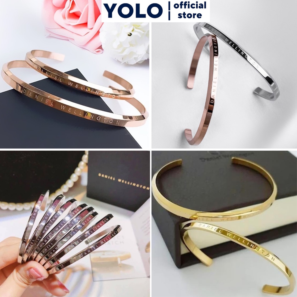Vòng tay titan nam nữ dạng cuff chất liệu titan không rỉ có khắc tên theo yêu cầu | BigBuy360 - bigbuy360.vn