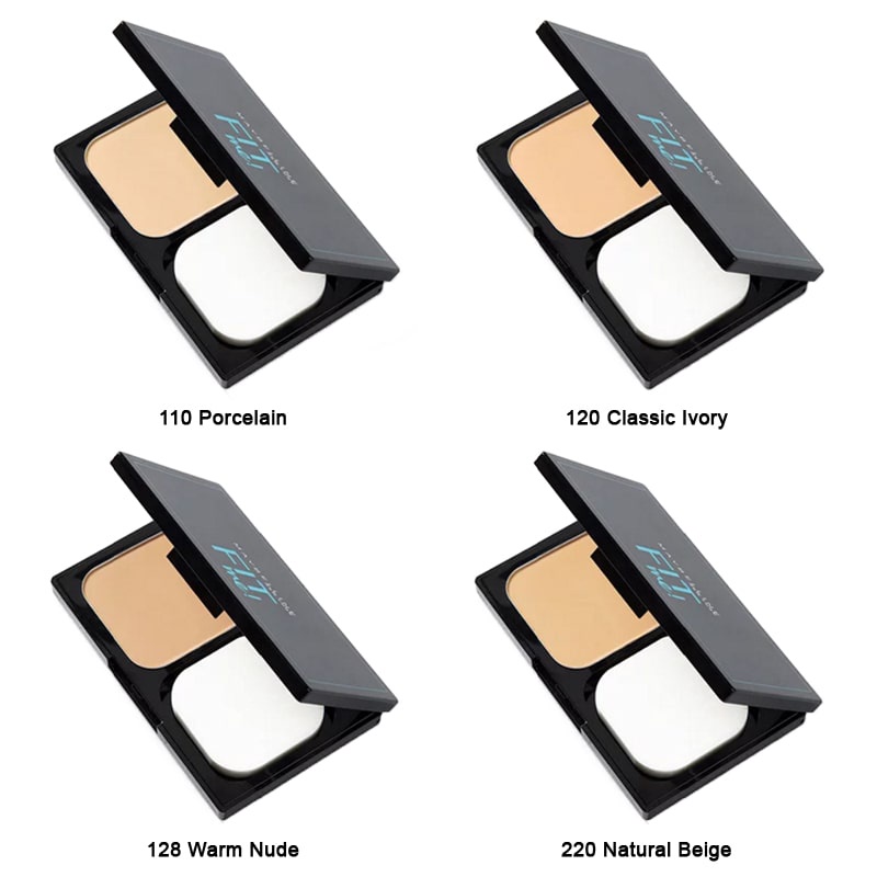 Phấn Nền Kiềm Dầu Chống Nắng Tiệp Mọi Tông Da SPF 32 PA+++ Fit Me Skin-Fit Powder Foundation Maybelline New York 9g