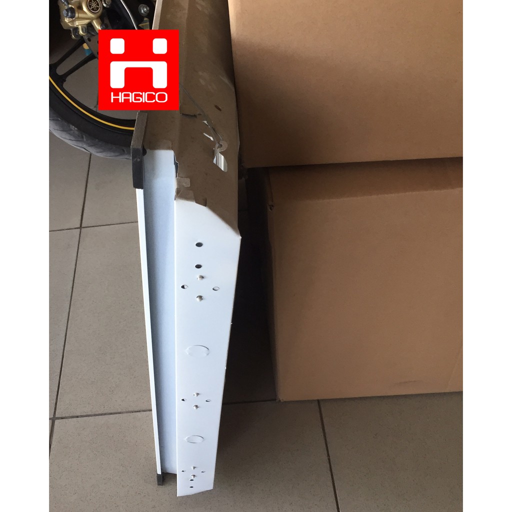 Máng đèn led xương cá âm trần 3 bóng led 0,6m 600x600 phản quang