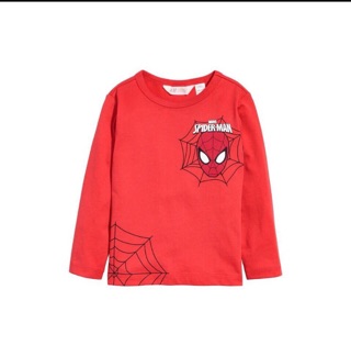 Áo bé trai dài tay Hm spiderman