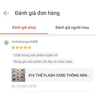 416 THẺ FLASH CARD THÔNG MINH CHO BÉ