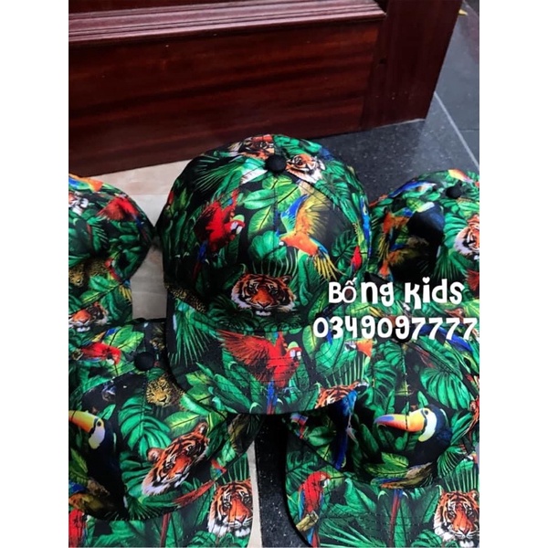 Mũ Bé Trai Độg Vật Thiên Nhiên Xanh HaM