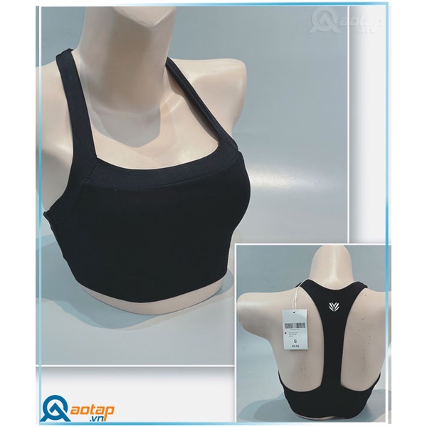 Áo Bra Thể Thao F21 Trơn Tập Yoga, Gym – Màu Đen-Áo Thể Thao Nữ Cao Cấp