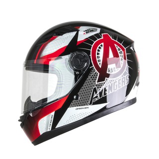 Freeship Mũ Bảo Hiểm Fullface AGU Tem AVENGERS 4