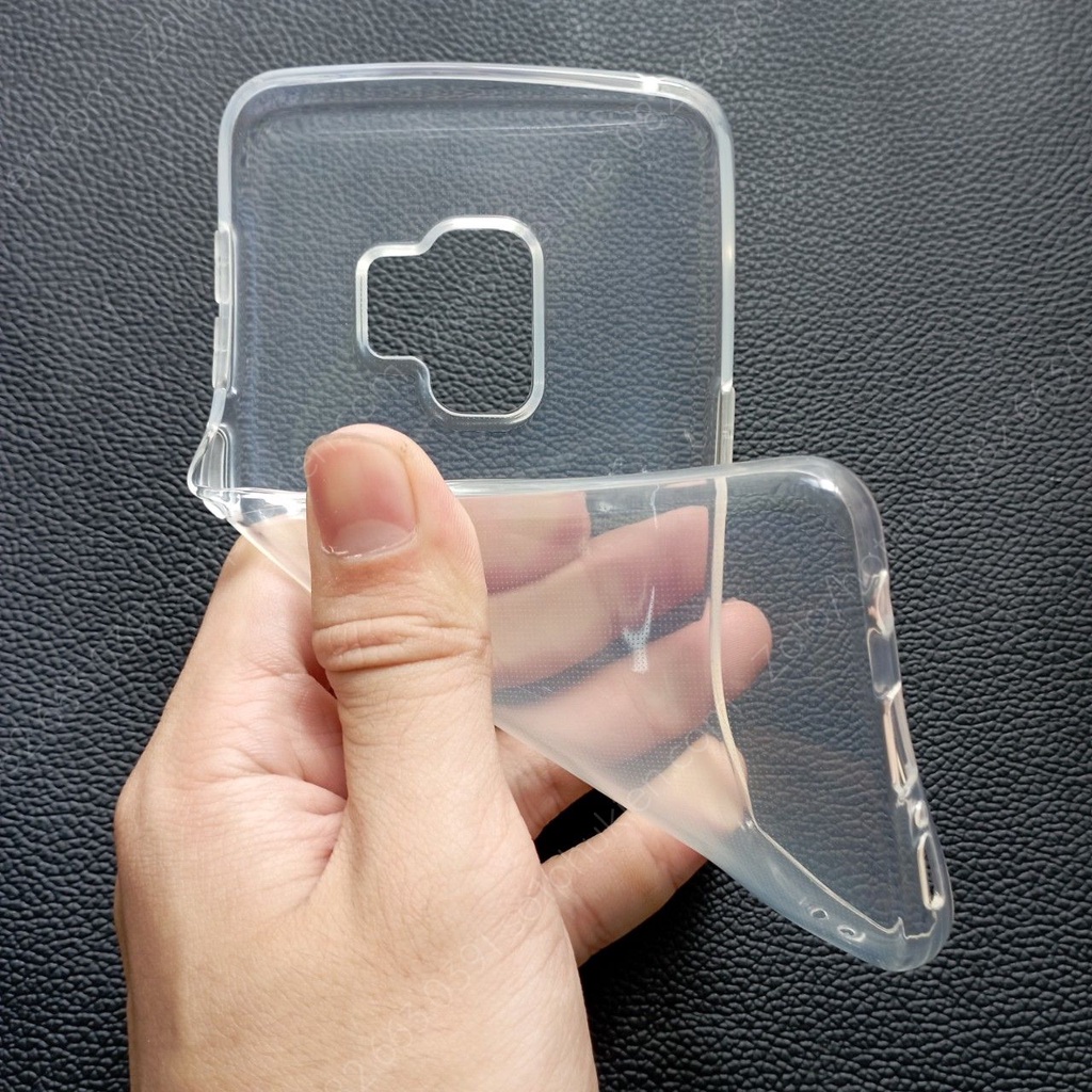 Ốp lưng Samsung Galaxy S9 / S9+(S9 PLUS) loại dẻo đen và loại dẻo trong viền gồ bảo vệ cam bền đẹp