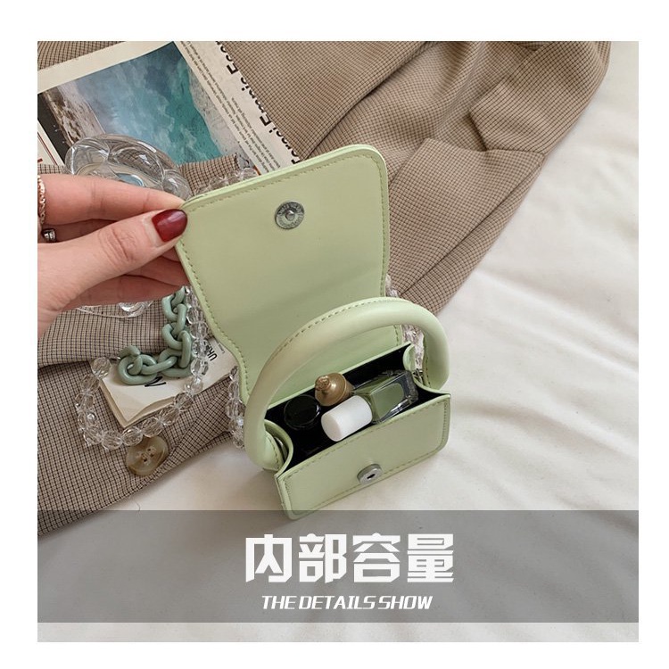 Túi Đeo Vai mini Bằng acrylic Màu Sắc Ngọt Ngào Thời Trang Hè 2023 Cho Nữ