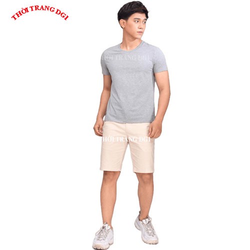 Áo Thun Nam Cổ Tròn Cotton Hàng Hiệu Zakado Áo Phông Nam Không Cổ Co Giãn Loại Đẹp