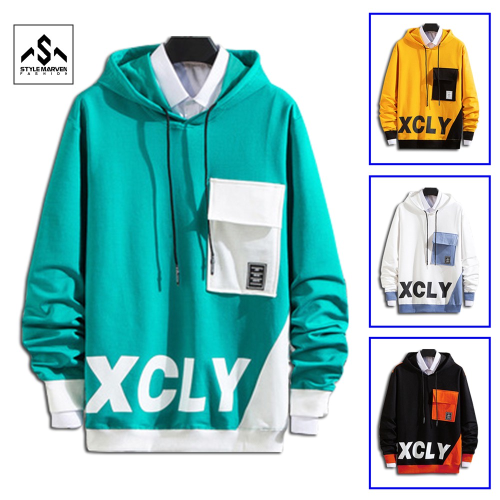 Hoodie nam thời trang thiết kế mũ trùm giữ ấm STYLE MARVEN áo nỉ KCLY phối túi trẻ trung - AO TOP NAM 90000187