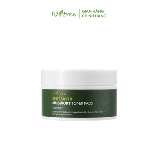 Miếng pad ISNTREE SPOT SAVER MUGWORT TONER PADS 100ml/60 miếng