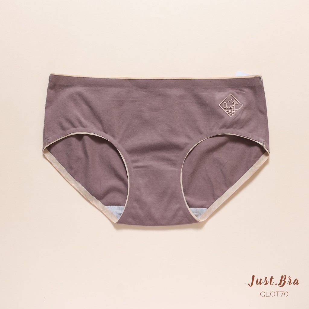 Quần lót nữ Just Bra chất liệu cotton mềm mại thoáng khí, thiết kế không viền QLOT70
