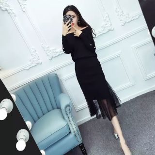 Sét áo váy len Hàng Quảng Châu