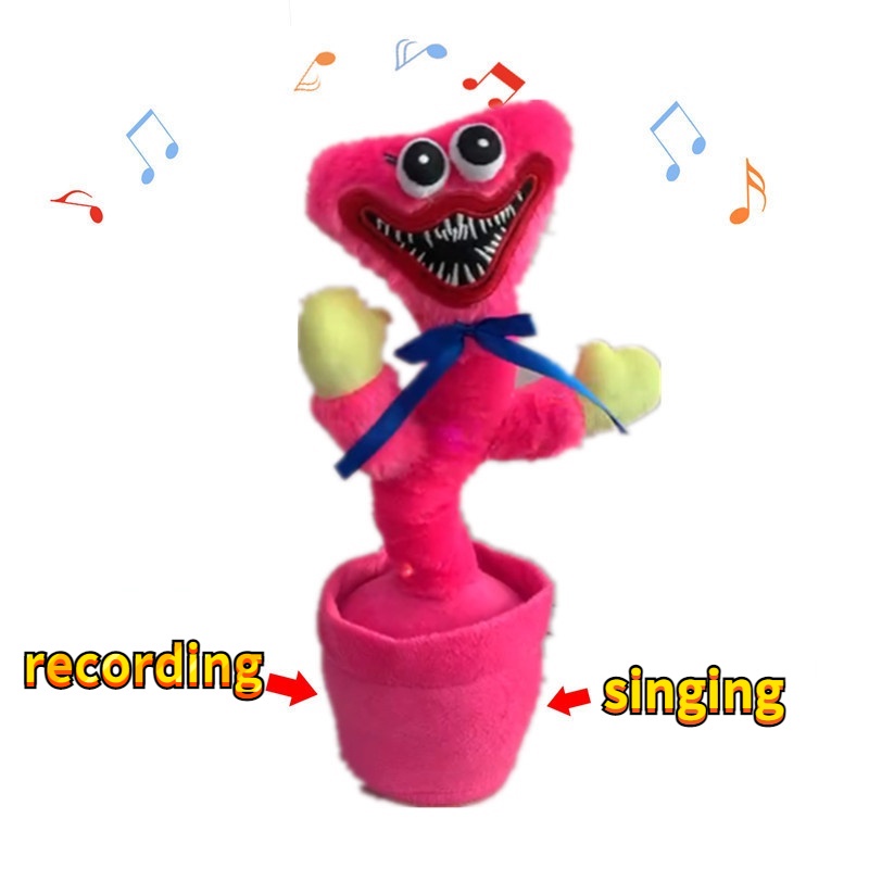 All set 40cm poppy playtime huggy wuggy Bobby Sausage Monster Doll Toy Plush Doll Christmas Gift poppy sausage doll can sing, dance and talk