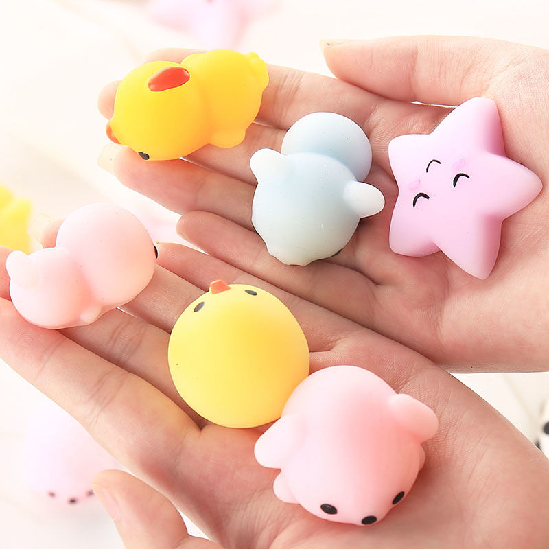 Đồ chơi bóp nén mềm dẻo giải tỏa căng thẳng hình động vật đáng yêu tiện lợi