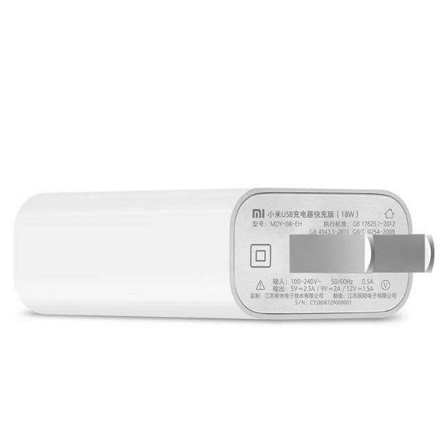 Củ sạc nhanh Xiaomi 18W / 27W cổng USB ( QC 3.0 ) dùng cho tất cả dòng máy