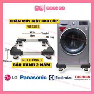 Chân máy giặt, tủ lạnh trụ inox chống rung cao cấp - Bảo hành 2 năm