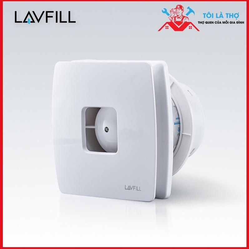 Quạt thông gió, hút gió, hút mùi gắn tường mặt phẳng có khoét lỗ giữa LAVFILL LFWW-09R/ 13R