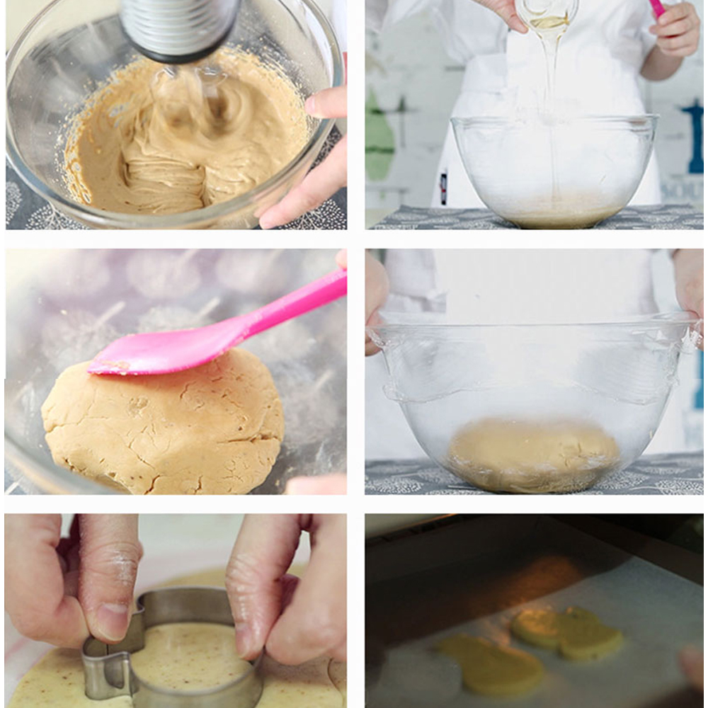 1 / 2 Khuôn Cắt Bánh Quy Hình Ông Già Nô En Và Người Tuyết