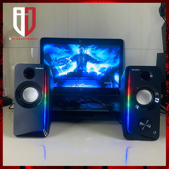 Loa máy tính bluetooth để bàn có dây 2.0 BOSSTON Z203BT loa laptop gaming