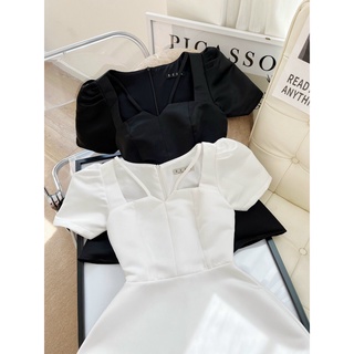 Áo peplum cổ V 2M