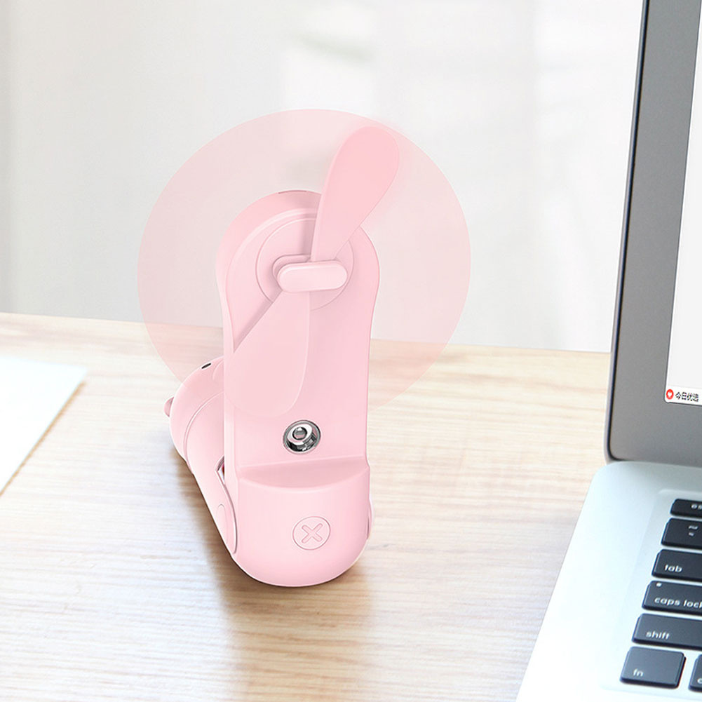 KE Quạt phun sương phun nước USB Có thể sạc lại cầm tay Quạt mini có thể gập lại Máy điều hòa không khí làm mát