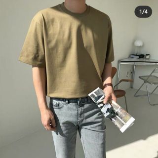 Áo thun trơn form rộng tay lửng Oversize Xanh Rêu - Over Rêu siêu hot - Áo thun nam nữ trơn 1 màu chất đẹp