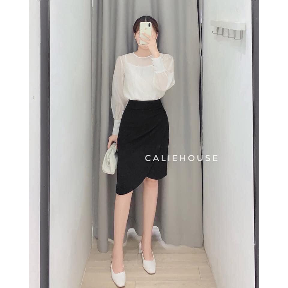 Bán sỉ áo sơ mi voan kính 2 lớp cho nữ