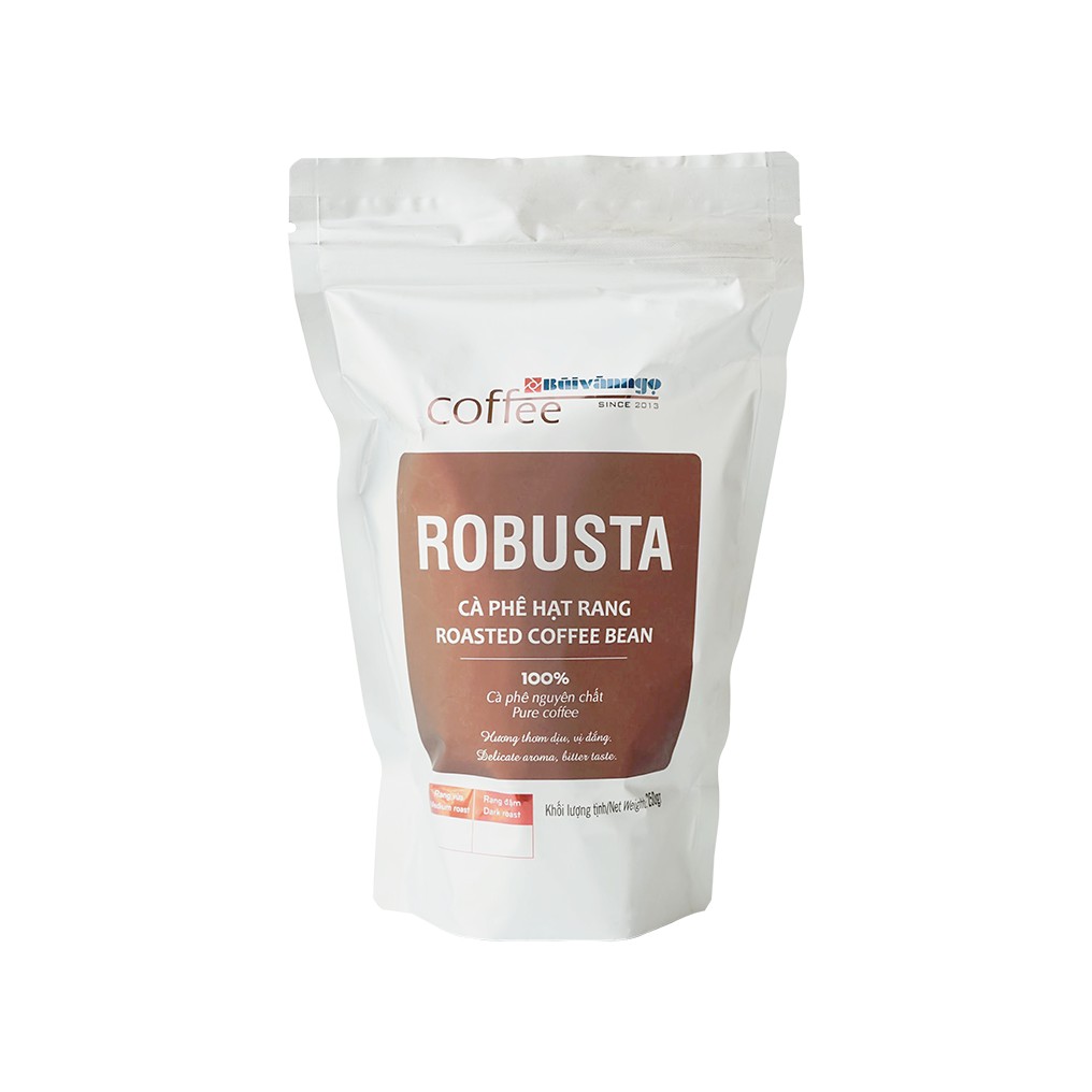 Cà phê hạt rang ROBUSTA Bùi Văn Ngọ Coffee 250gram-500gram | BigBuy360 - bigbuy360.vn