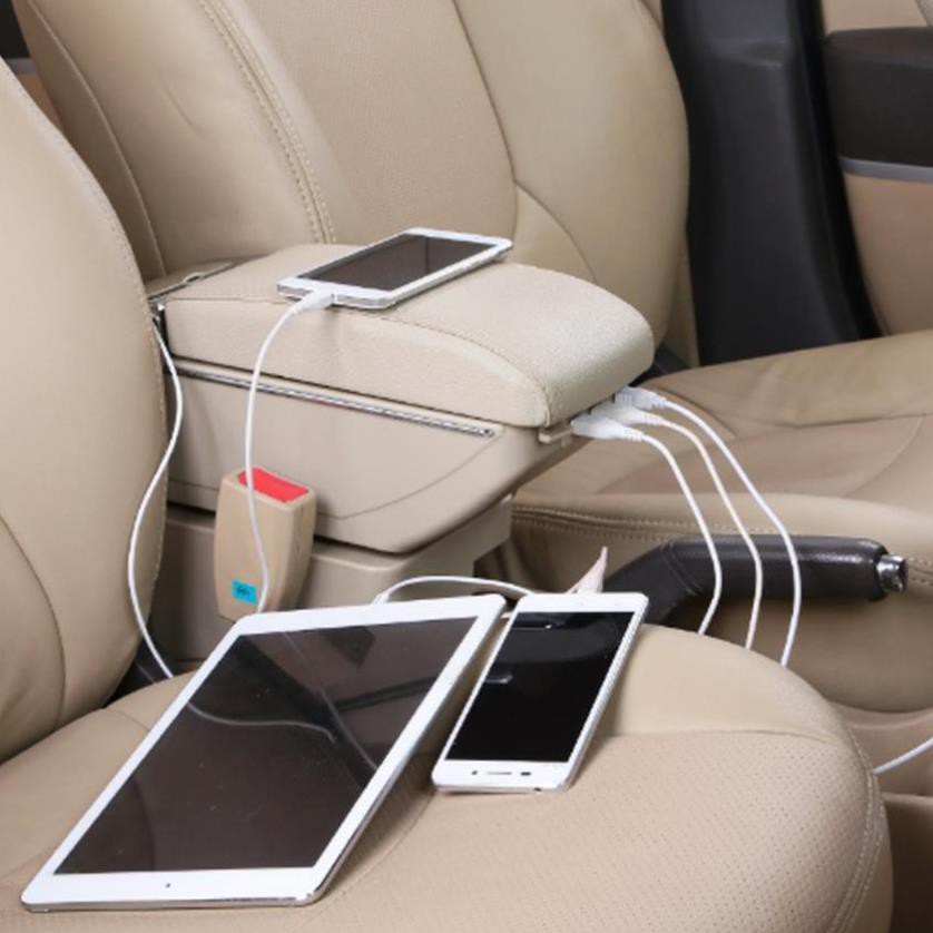 Hộp tỳ tay vios, yaris tích hợp cổng USB đời xe 2014-2019 - BẢO HÀNH 12 THÁNG