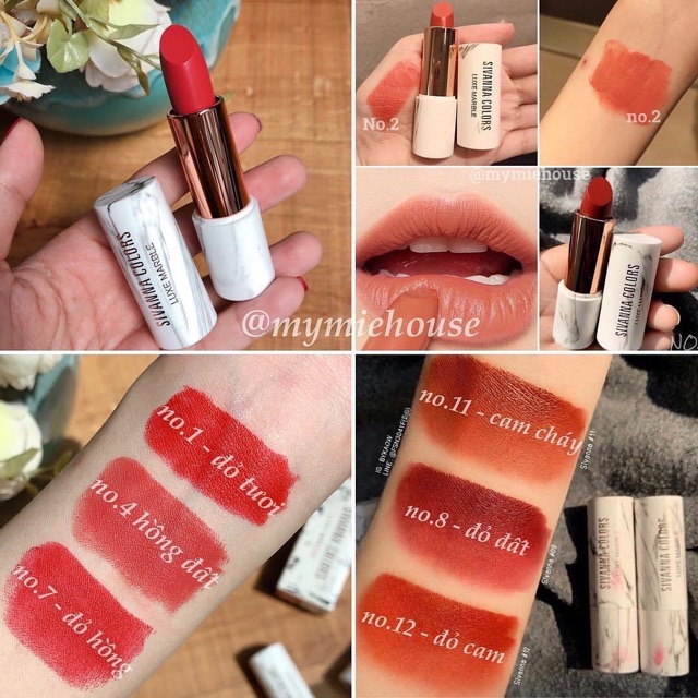 SON THỎI SIVANA LUXE MARBLE
