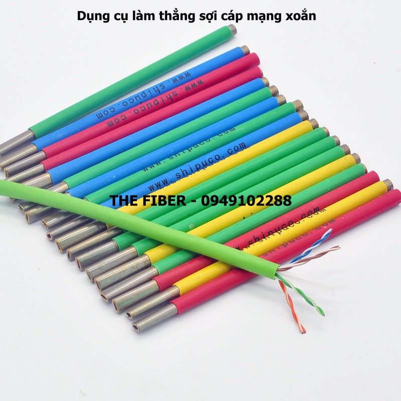 Dụng cụ xoáy cáp mạng xoắn thành thẳng