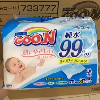 Giấy ướt Goon nội địa Nhật 70 tờ