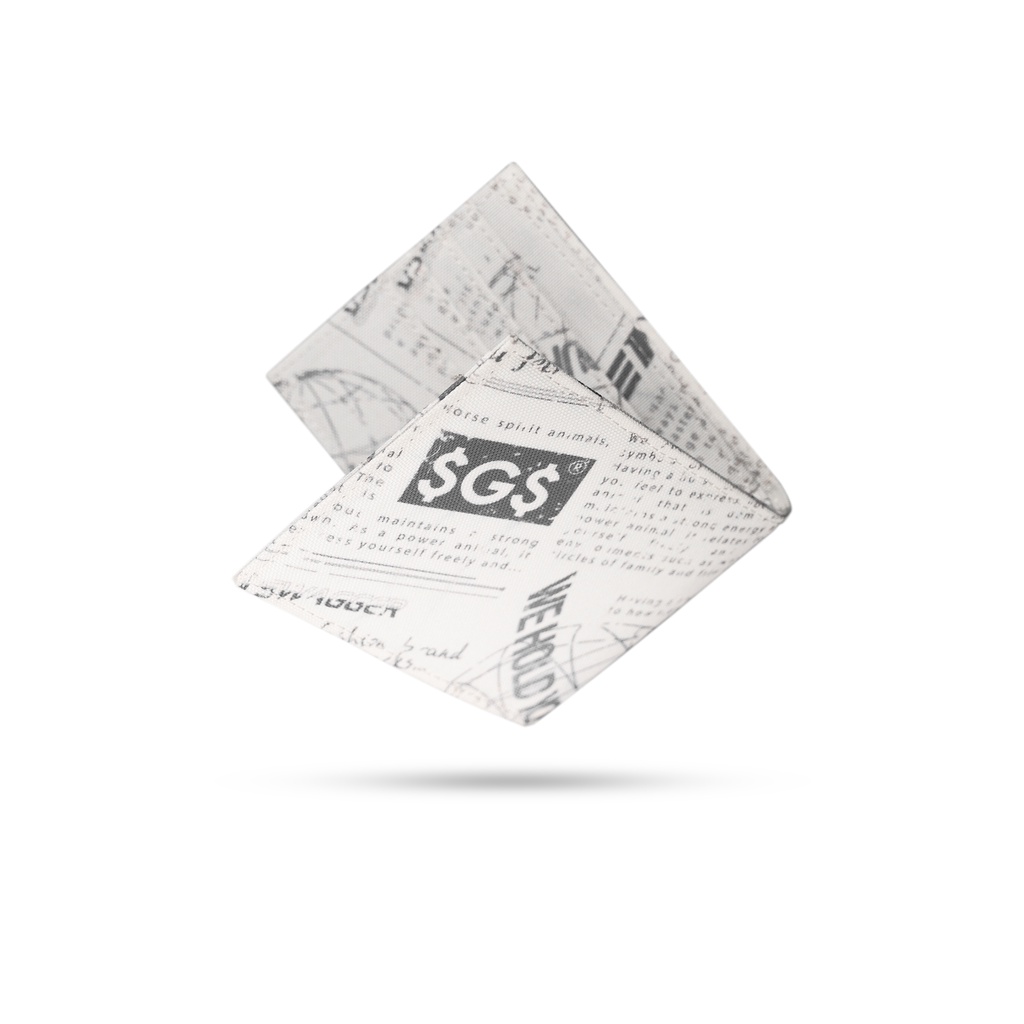 Ví Gập Đôi Nam In Báo SAIGON SWAGGER® Journal BiFold Wallet