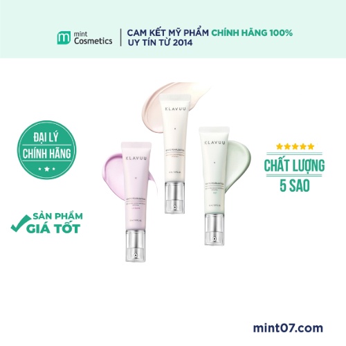 Kem Lót Klavuu White Pearlsation Ideal Actress Backstage Cream SPF30 PA++