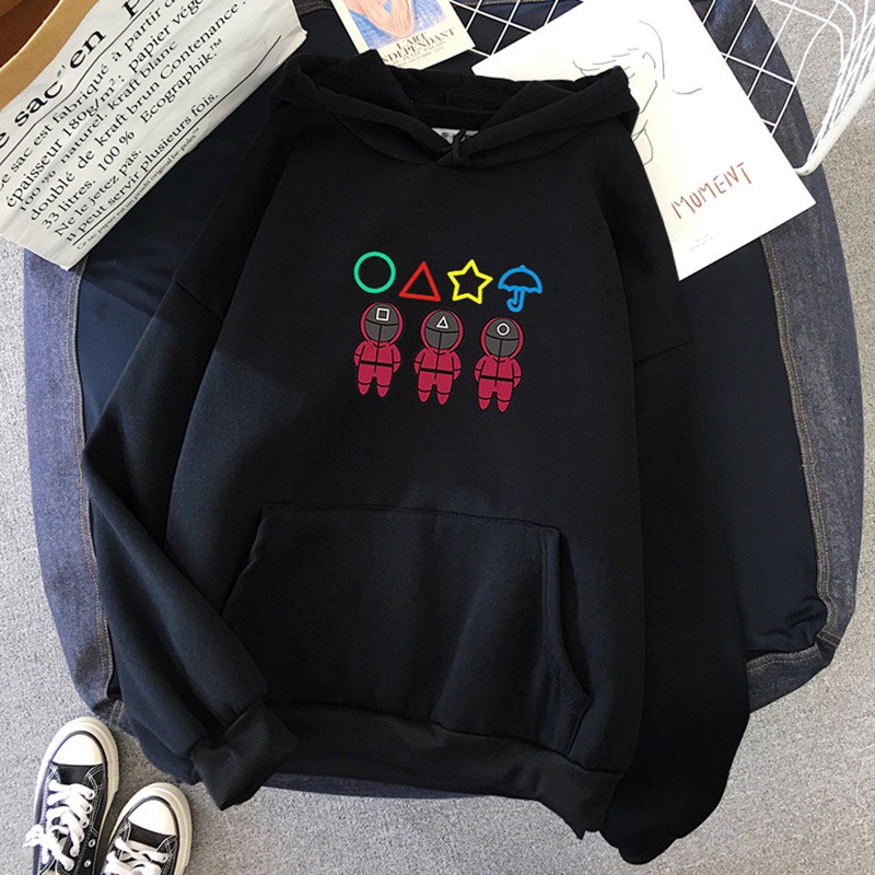 Áo hoodie lót nhung form rộng phong cách Hàn quốc cho cặp đôi