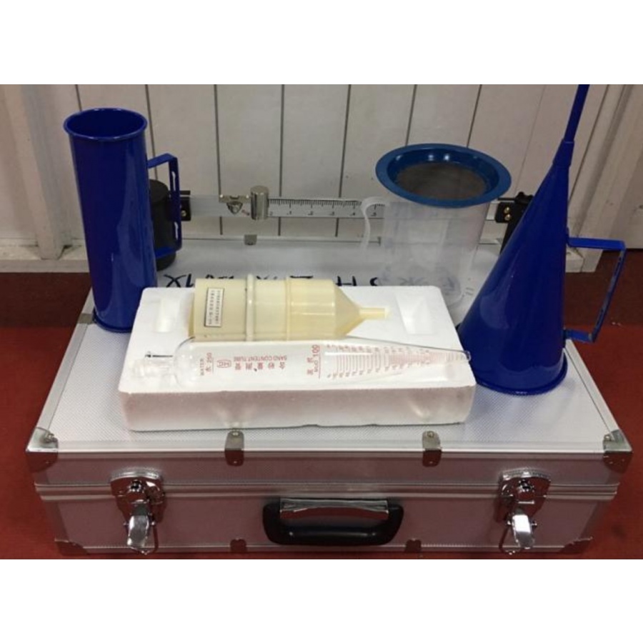 Bộ đo hàm lượng cát bentonite - Ống thủy tinh, phễu đo hàm lượng cát bentonite