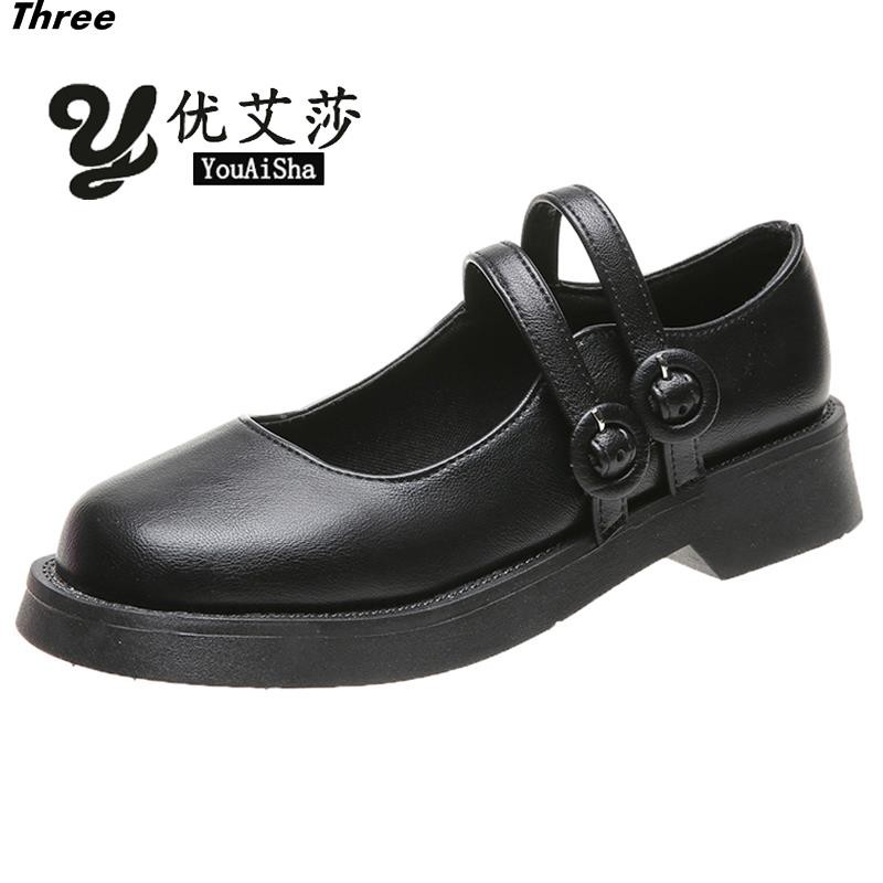 Women's shoes, single shoes, thick-soled Mary Jane Japanese jk small leather shoes, female students, Korean version, retro British college style