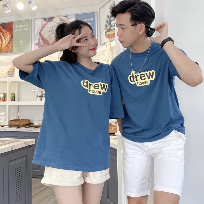 Áo thun form rộng nam nữ Fmstyle tay lỡ Unisex chất cotton 2 chiều cao cấp không bị nhão thoáng mát mùa hè 205290011