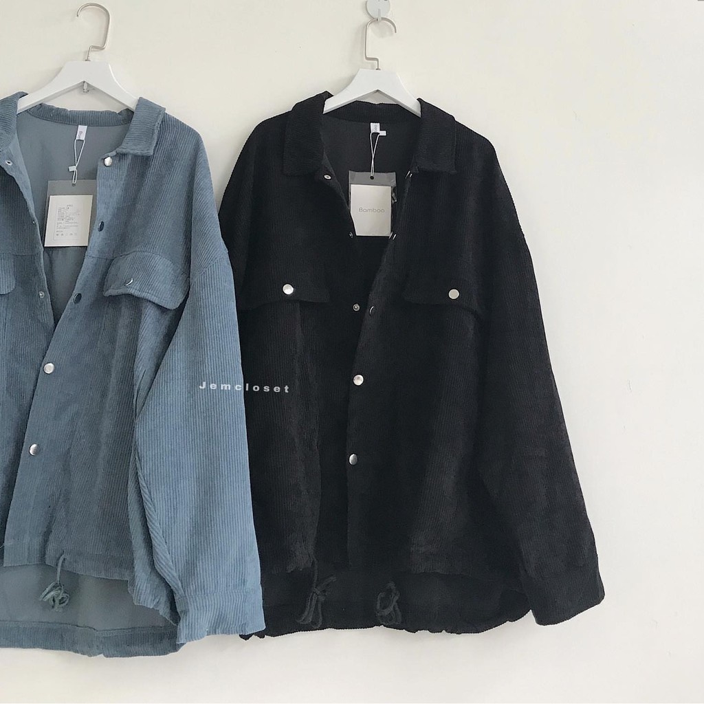 Áo khoác Belly Jacket 🔸 SIÊU ĐẸP 🔸 áo khoác unisex chất kaki dày dặn phối cùng kiểu form rộng rãi mặc siêu thích - C08