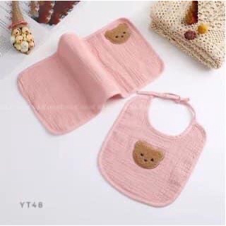 Set yếm khăn xô gấu - YT48