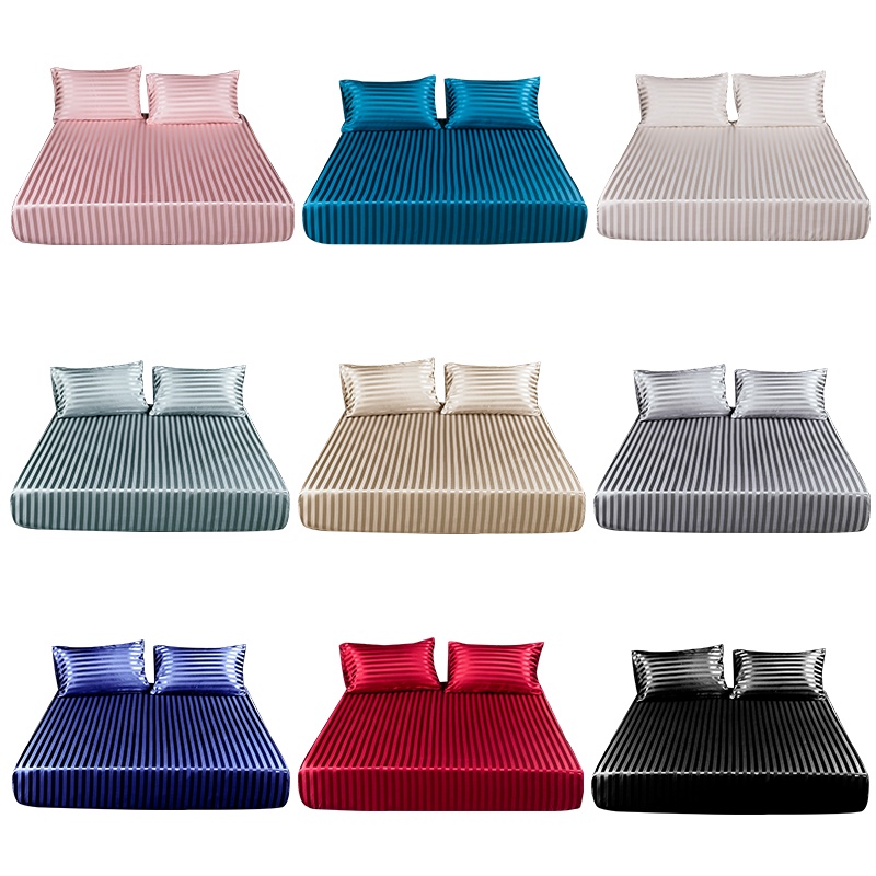 Ga trải giường lụa Abraca Dabra thoáng khí mềm mại thoải mái với 7 màu 14 inch m9 1m2 1m6 1m8 2m