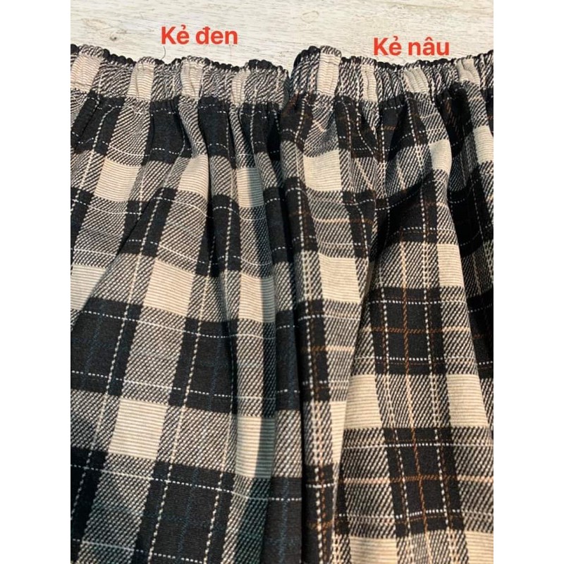 Chân váy dài, chân váy dạ họa tiết kẻ caro phong cách Hàn Quốc ( chất xịn kèm video, ảnh thật ) | BigBuy360 - bigbuy360.vn
