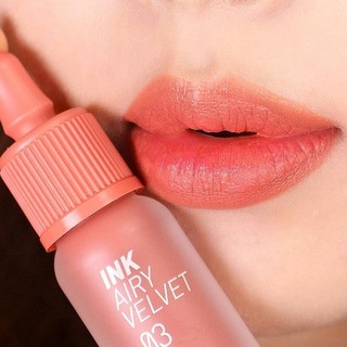 Son Kem Lì Peripera Ink Airy Velvet màu #03 #08
