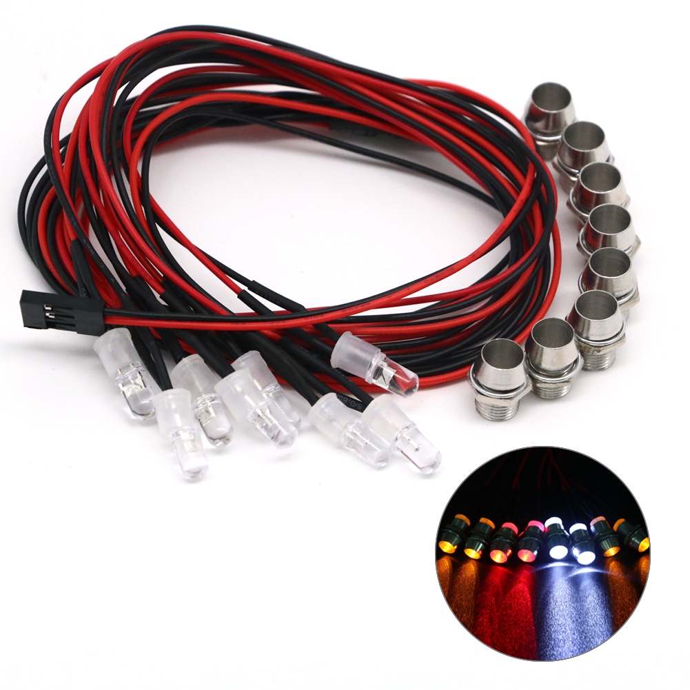 Đèn Pha LED 2 / 4 / 6 / 8 70cm 3 / 5mm Chuyên Dụng Cho Xe Hơi Điều Khiển Từ Xa